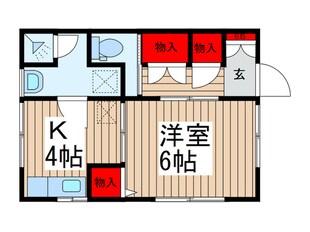 パインハイツの物件間取画像